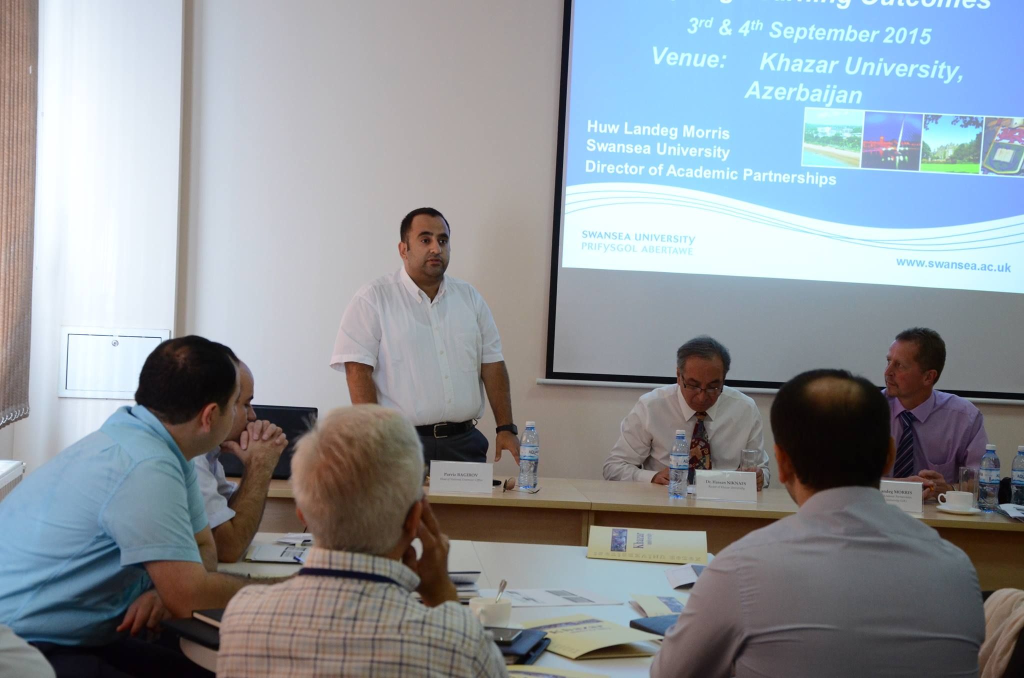 03 September 2015 , Program Level Learning Outcomes Workshop at Khazar University , in Baku , Azerbaijan.