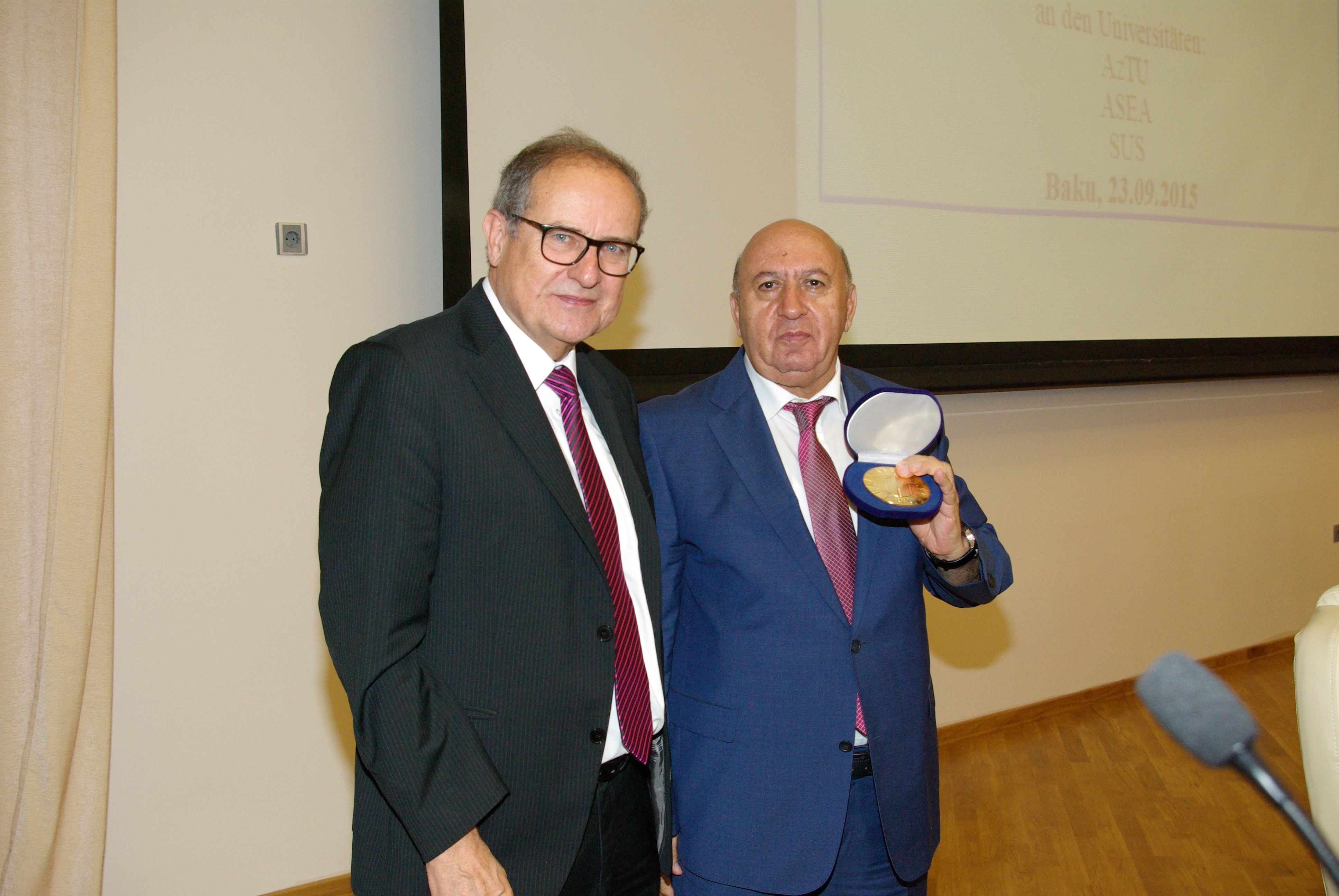 23 September 2015, 516678 TEMPUS-1-2011-1-DE-TEMPUS-JPCR . Tempus project final conference on “Energy management” at Azerbaijan Technical University, in Baku , Azerbaijan.