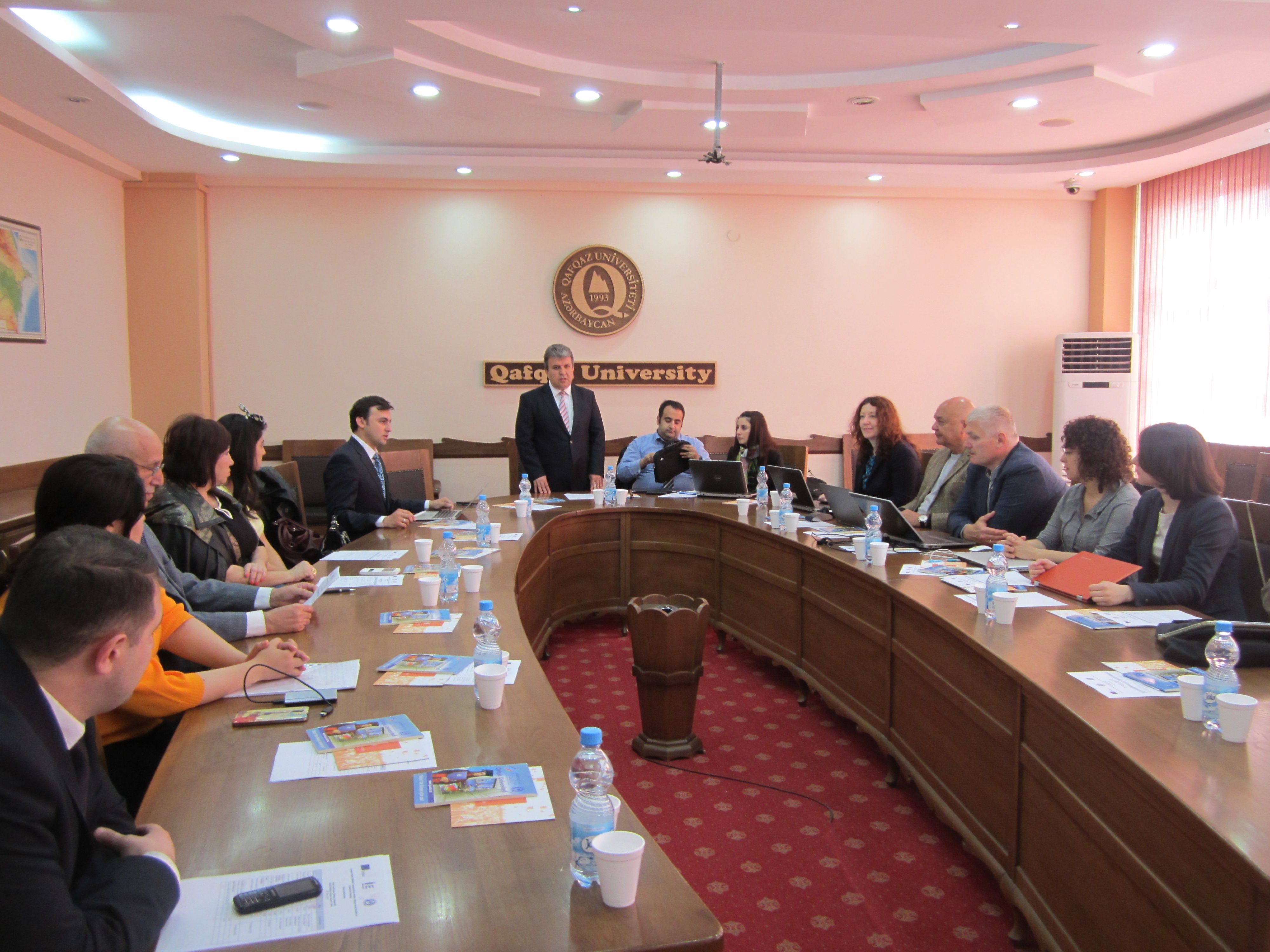 28 April 2015 ” Tempus Project İEMAST: Establishing Modern Master-level Studies in Industrial Ecology ” , Final Conference in Baku, Azerbaijan . At Qafqaz University