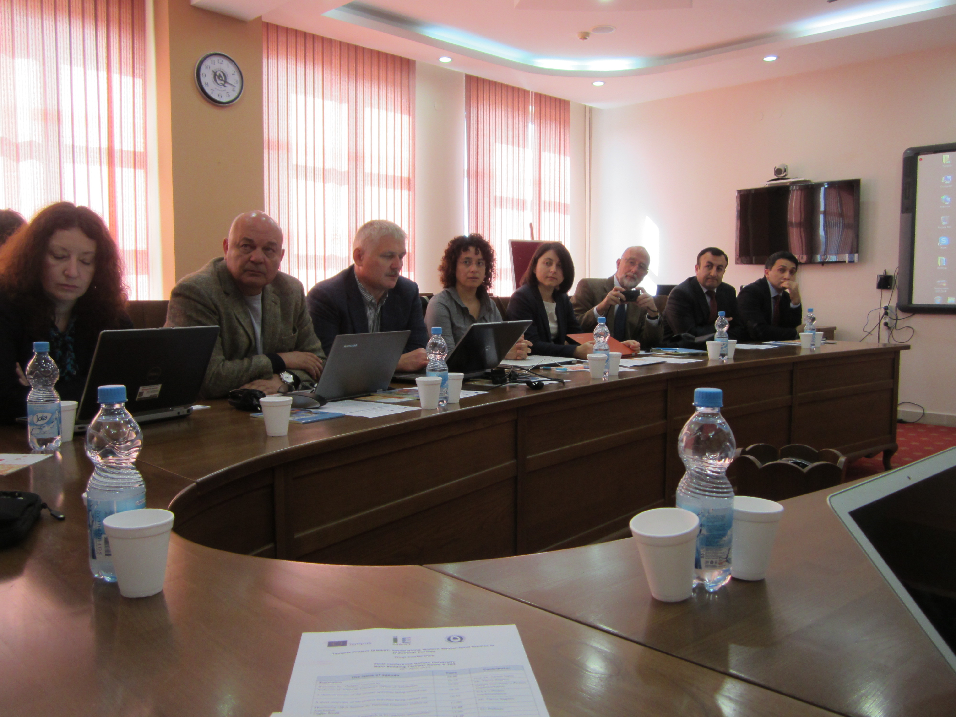 28 April 2015 ” Tempus Project İEMAST: Establishing Modern Master-level Studies in Industrial Ecology ” , Final Conference in Baku, Azerbaijan . At Qafqaz University