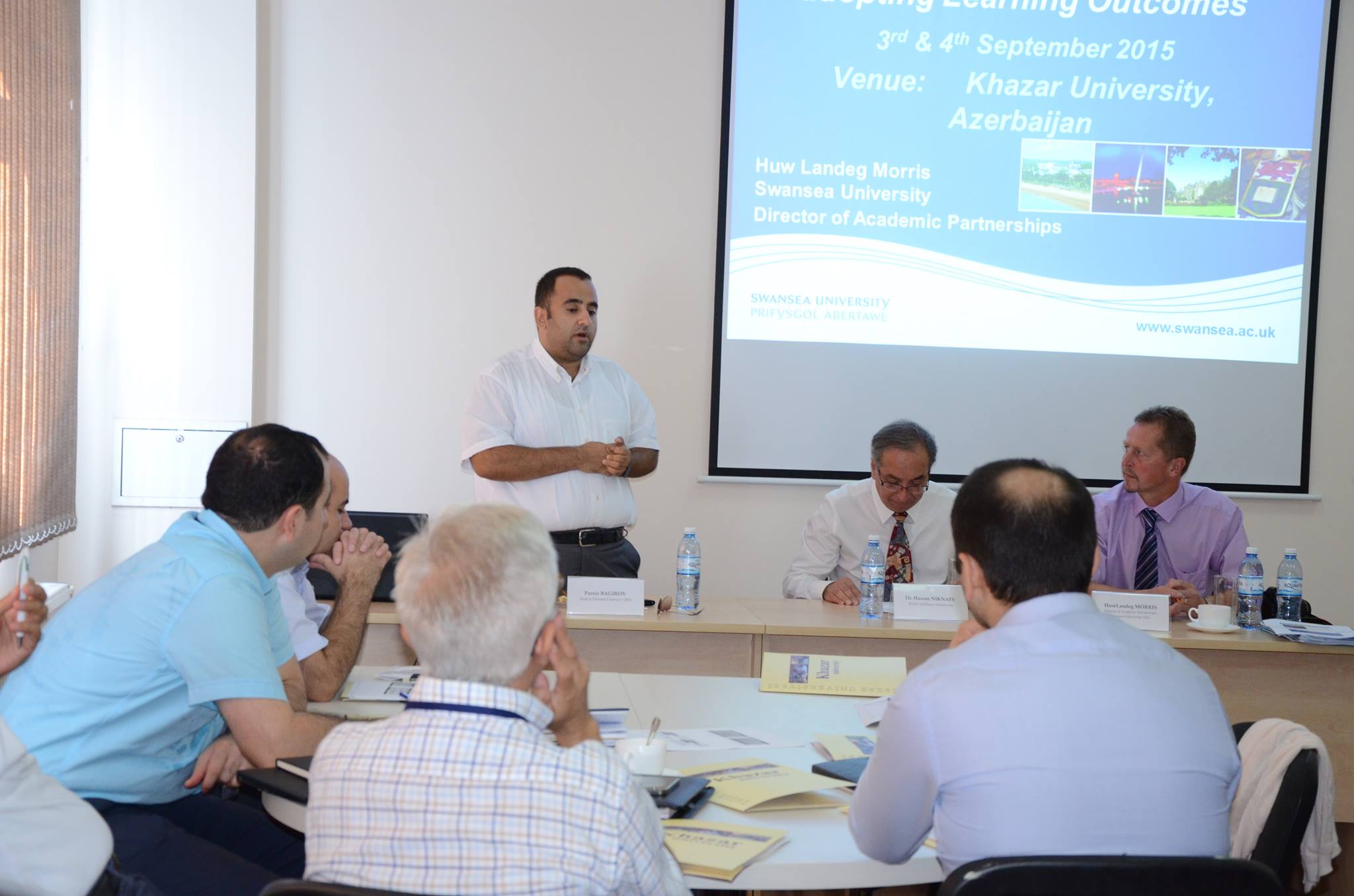 03 September 2015 , Program Level Learning Outcomes Workshop at Khazar University , in Baku , Azerbaijan.