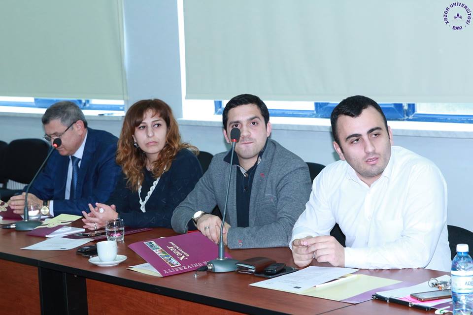17 Deceber 2015,Meeting with projects selected under first CBHE Call for proposals , at Khazar University ,in Baku , Azerbaijan.