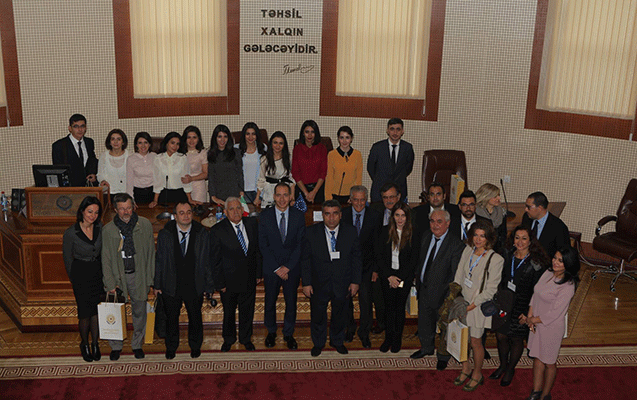 12 November 2015, 543924-2013-1-IT-TEMPUS-JPCR.  Baku State University.